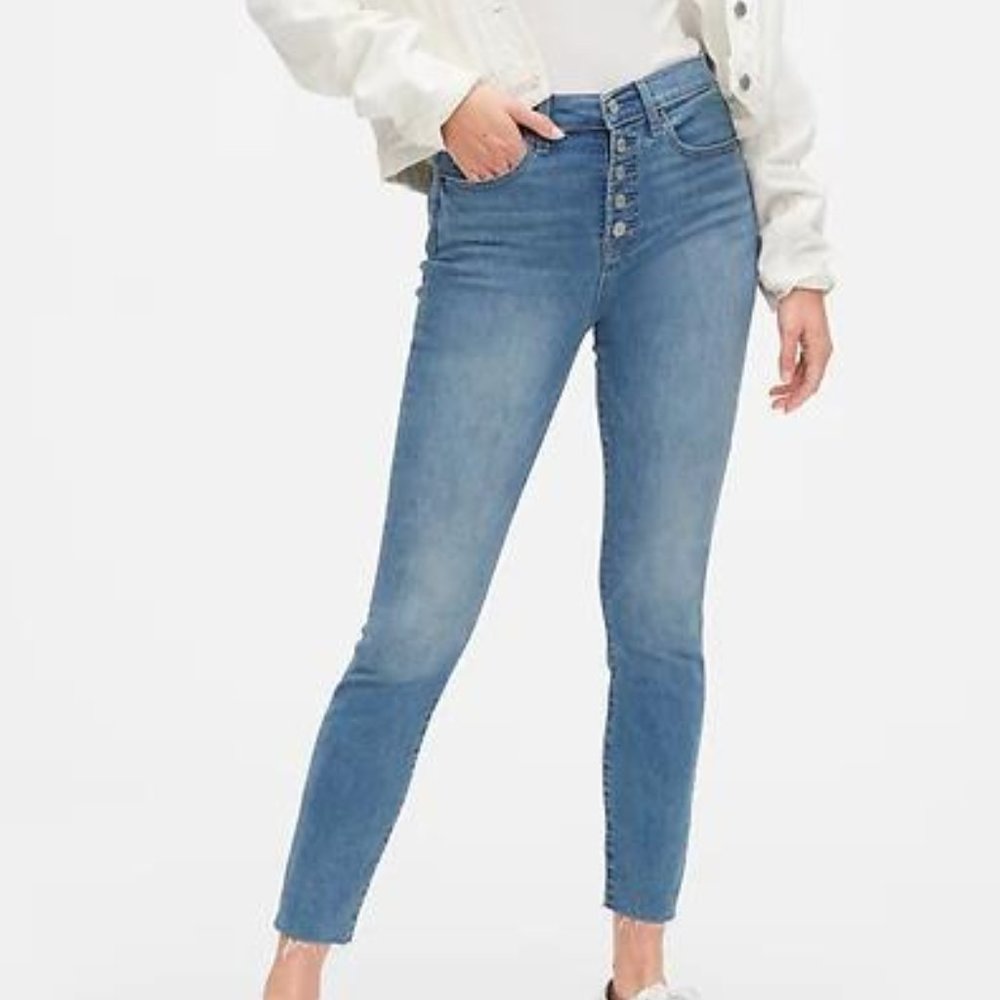 GAP High Rise True Skinny Ankle Jeans NEW